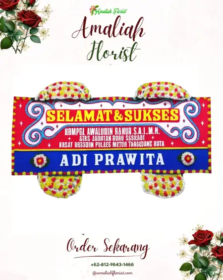 Papan Bunga Ucapan Selamat Kaur Utara